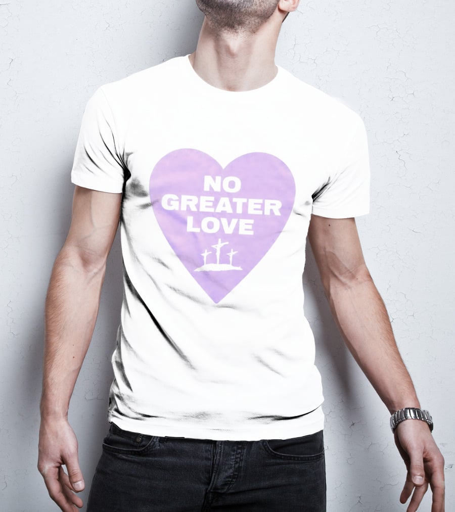 No Greater Love Heart Cross 2026 T-Shirt