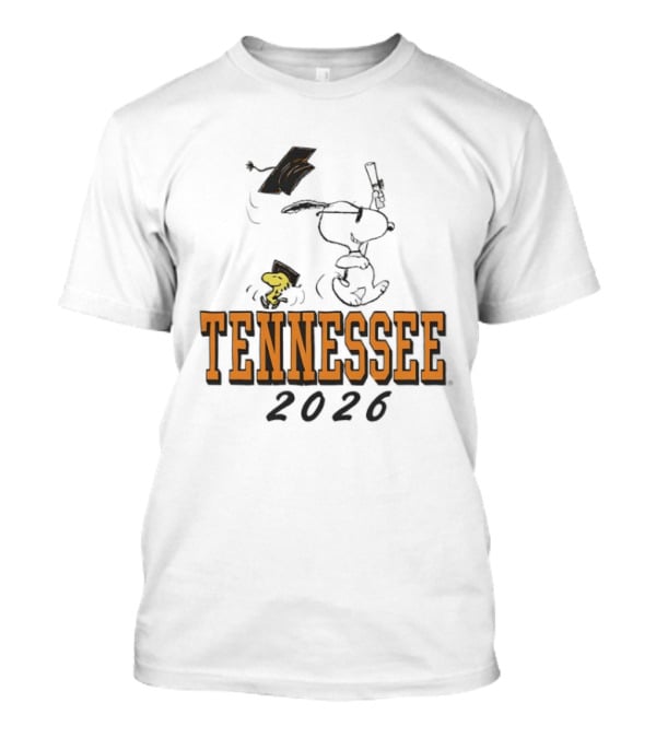 Tennessee 2026 Snoopy Woodstock Graduation University T-Shirt