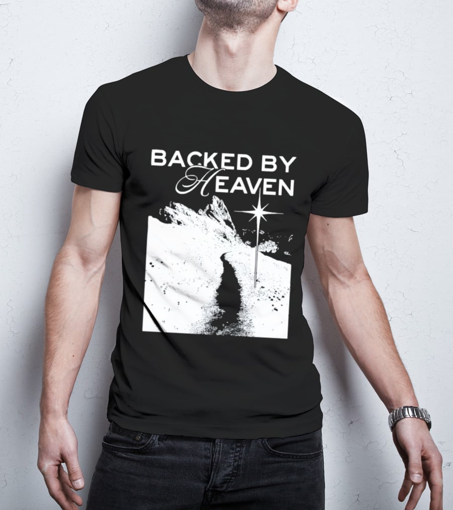 Backed By Heaven Angelic Path With Guiding Star 2026 T-Shirt