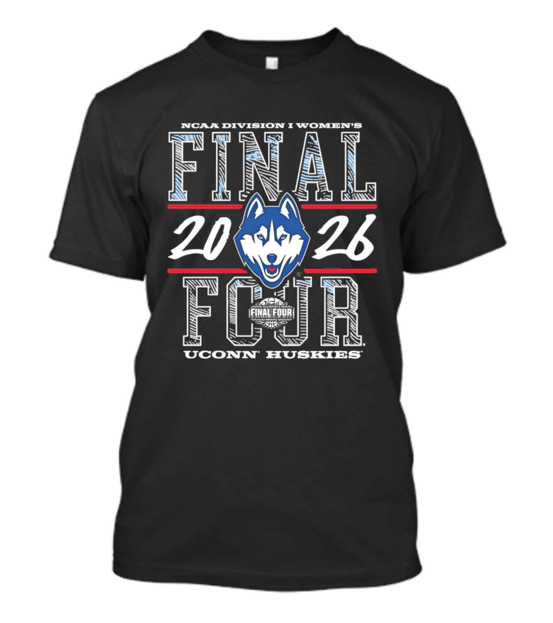 NCAA Division I Women's 2026 Final Four UConn Huskies T-Shirt