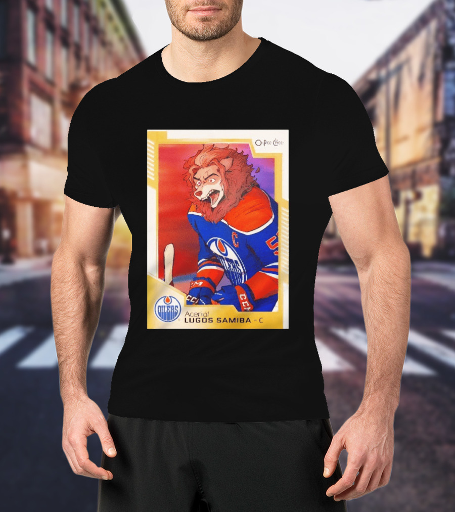 O Pee Chee Aceria Lugos Samiba C Edmonton Oilers T-Shirt