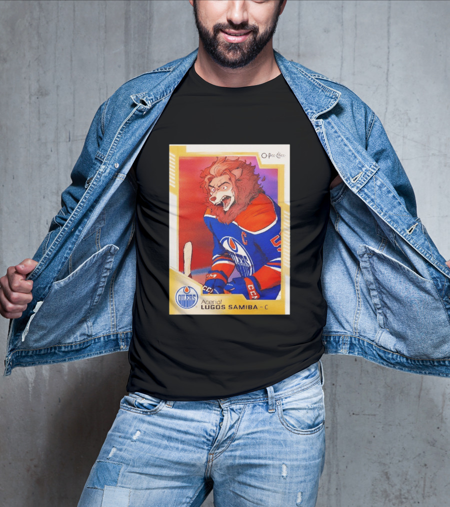 O Pee Chee Aceria Lugos Samiba C Edmonton Oilers T-Shirt
