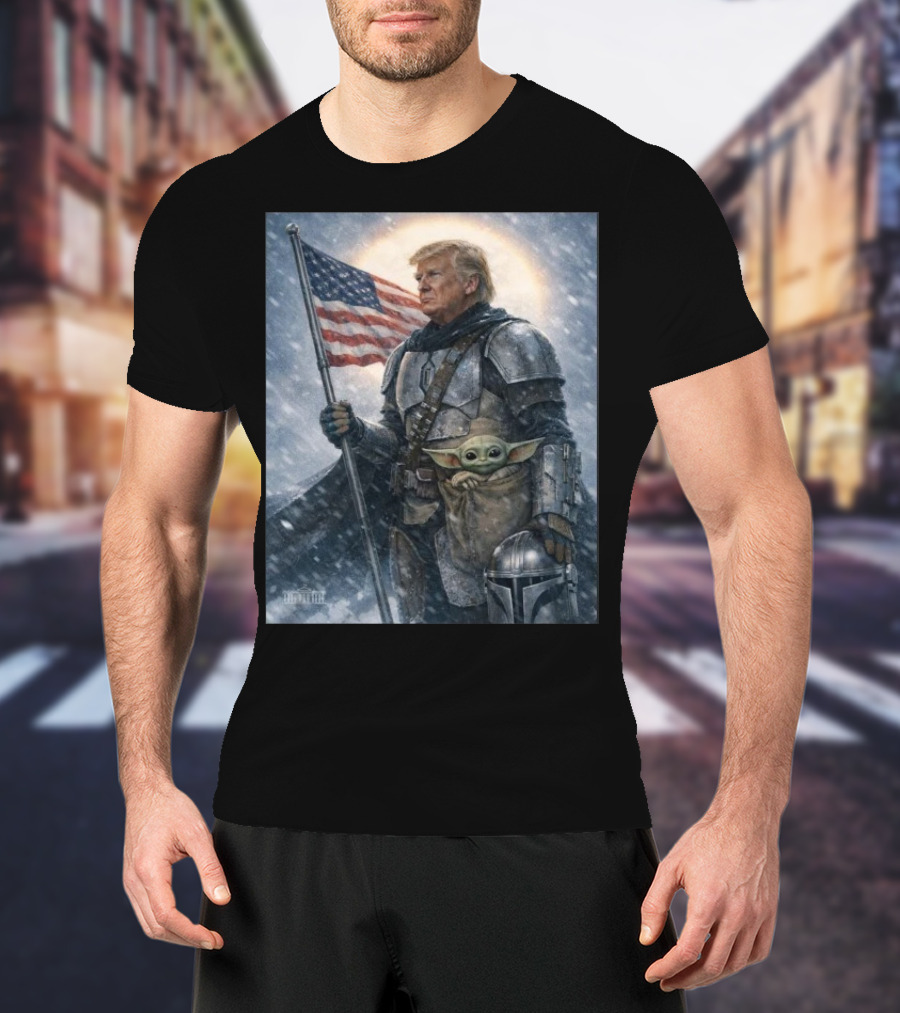 Happy Star Wars Day 2026 Donald Trump Grogu May The 4th Be With You The Mandalorian Star Wars Grogu T-Shirt