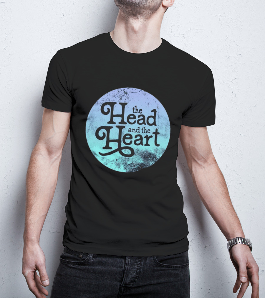 The Head And The Heart Periwinkle Gradient T-Shirt