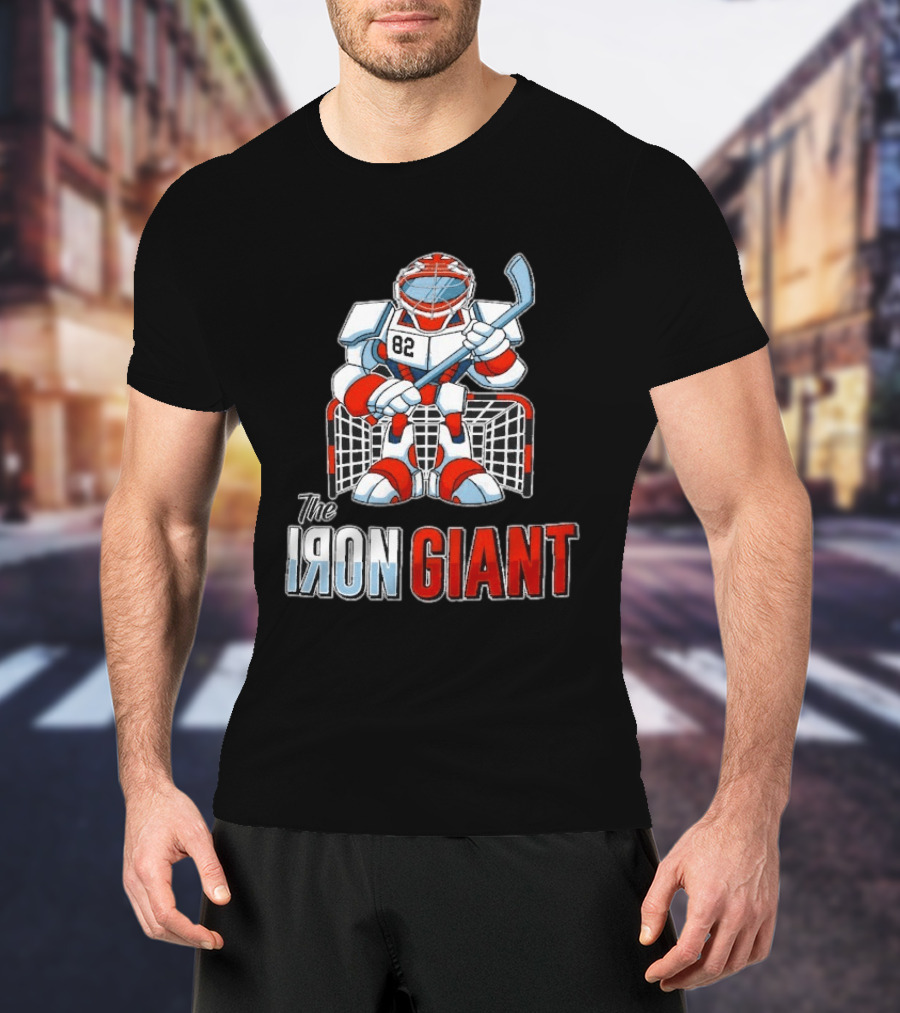 The Iron Giant Hockey Goalie Robot 82 T-Shirt