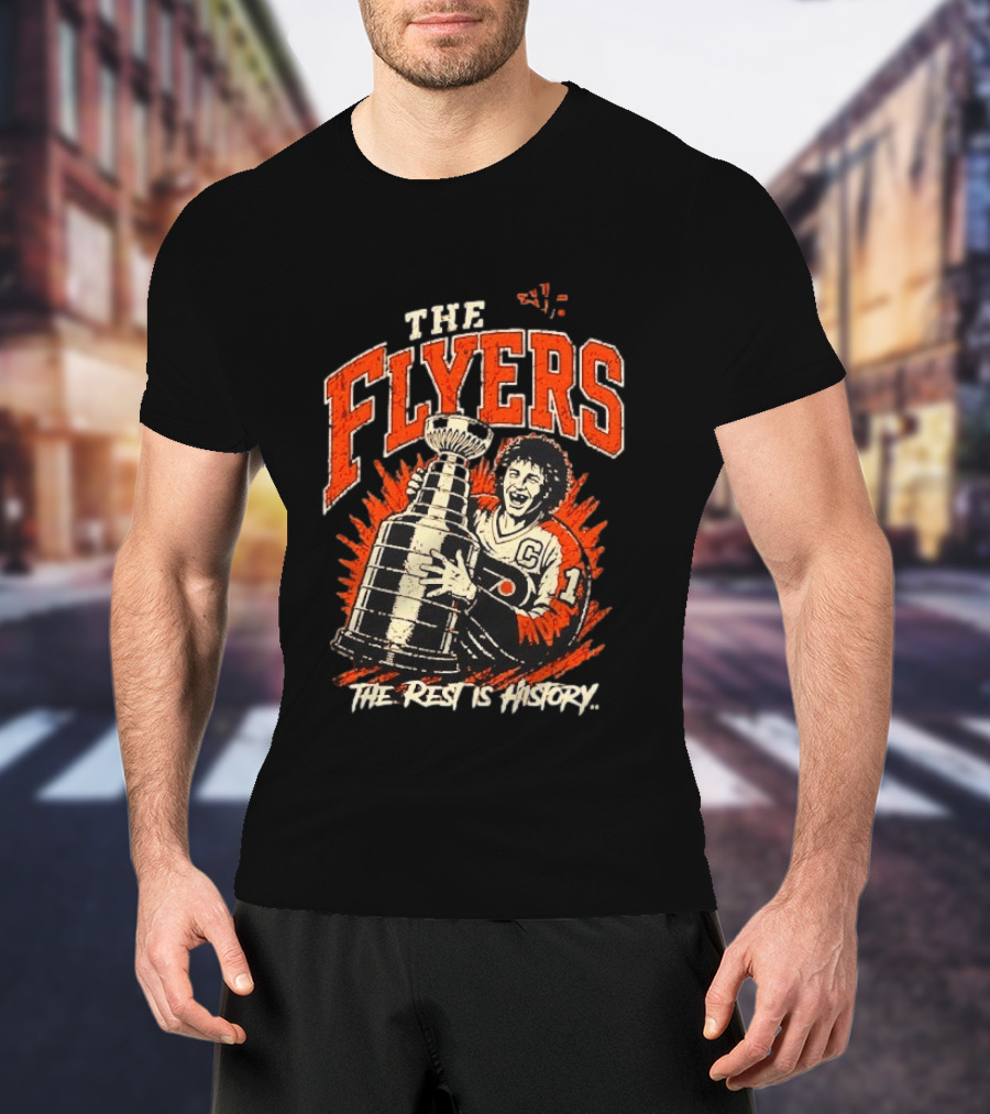 The Flyers The Rest Is History Iconic Hockey Celebration T-Shirt