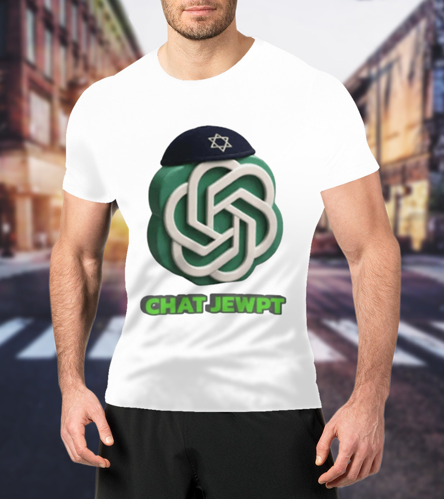 Chat JewPT Symbol With Star On Cap T-Shirt