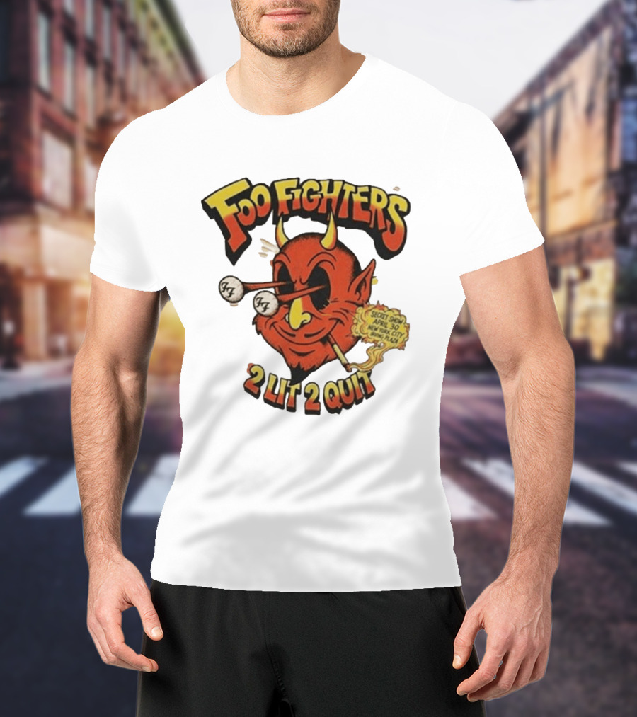 Foo Fighters 2 Lit 2 Quit Secret Show April 30 2026 Irving Plaza New York T-Shirt