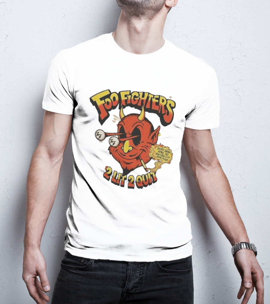 Foo Fighters 2 Lit 2 Quit Secret Show April 30 2026 Irving Plaza New York T-Shirt