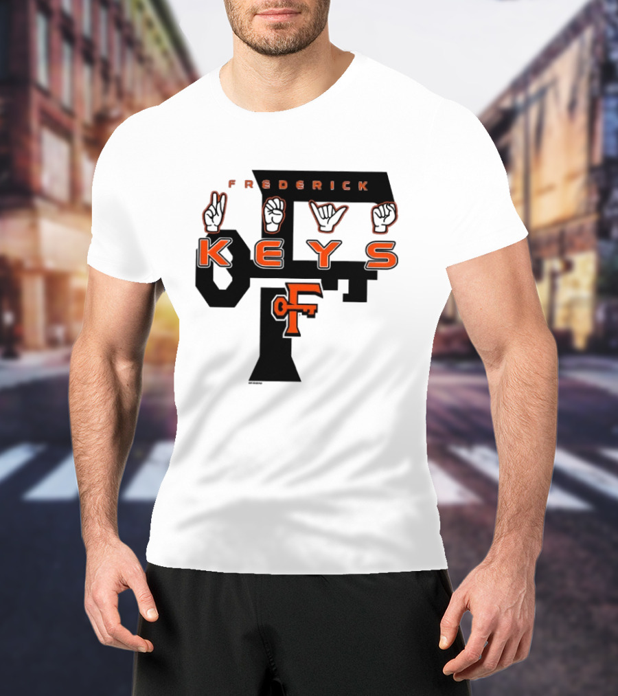 Frederick Keys Deaf Awareness 2026 Frederick Keys Logo Sign Language T-Shirt