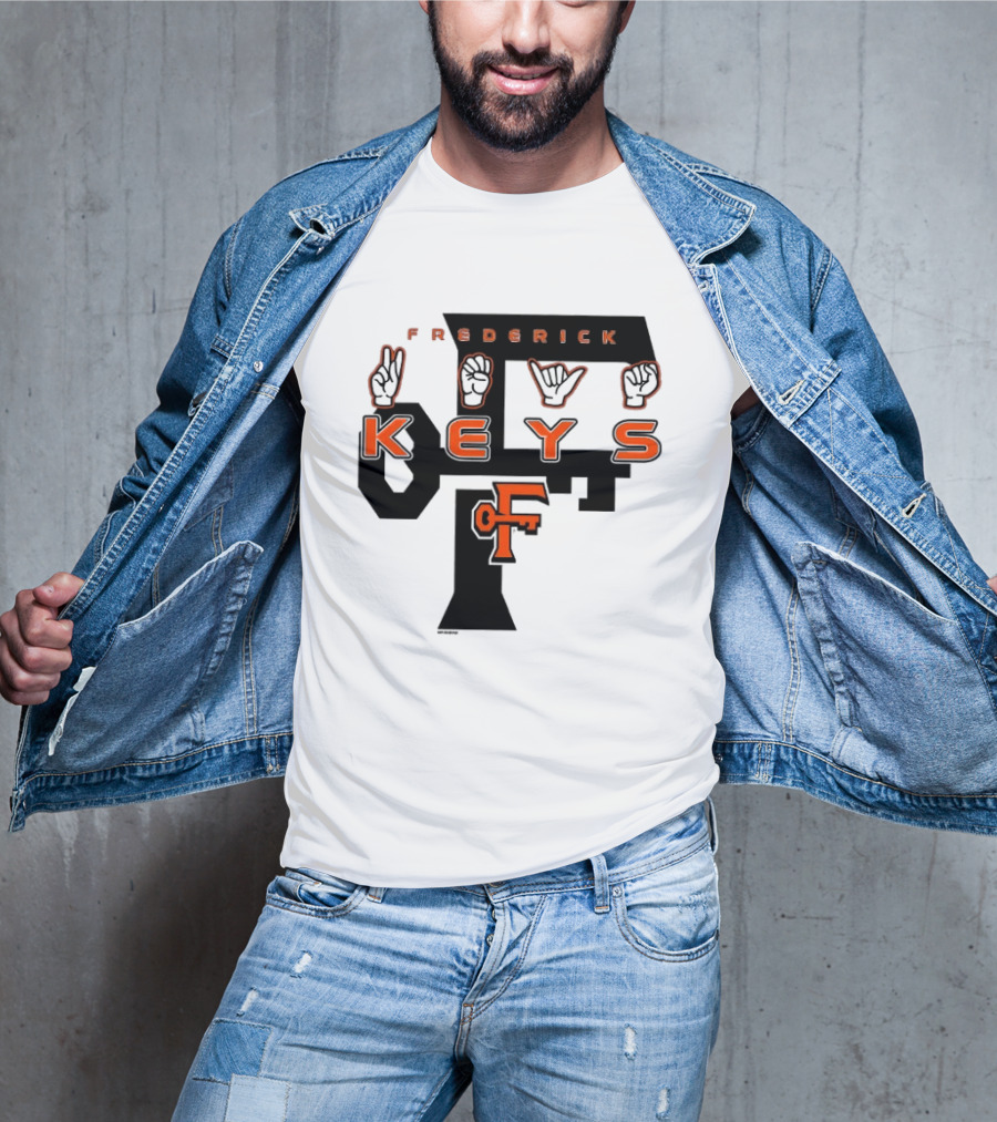 Frederick Keys Deaf Awareness 2026 Frederick Keys Logo Sign Language T-Shirt