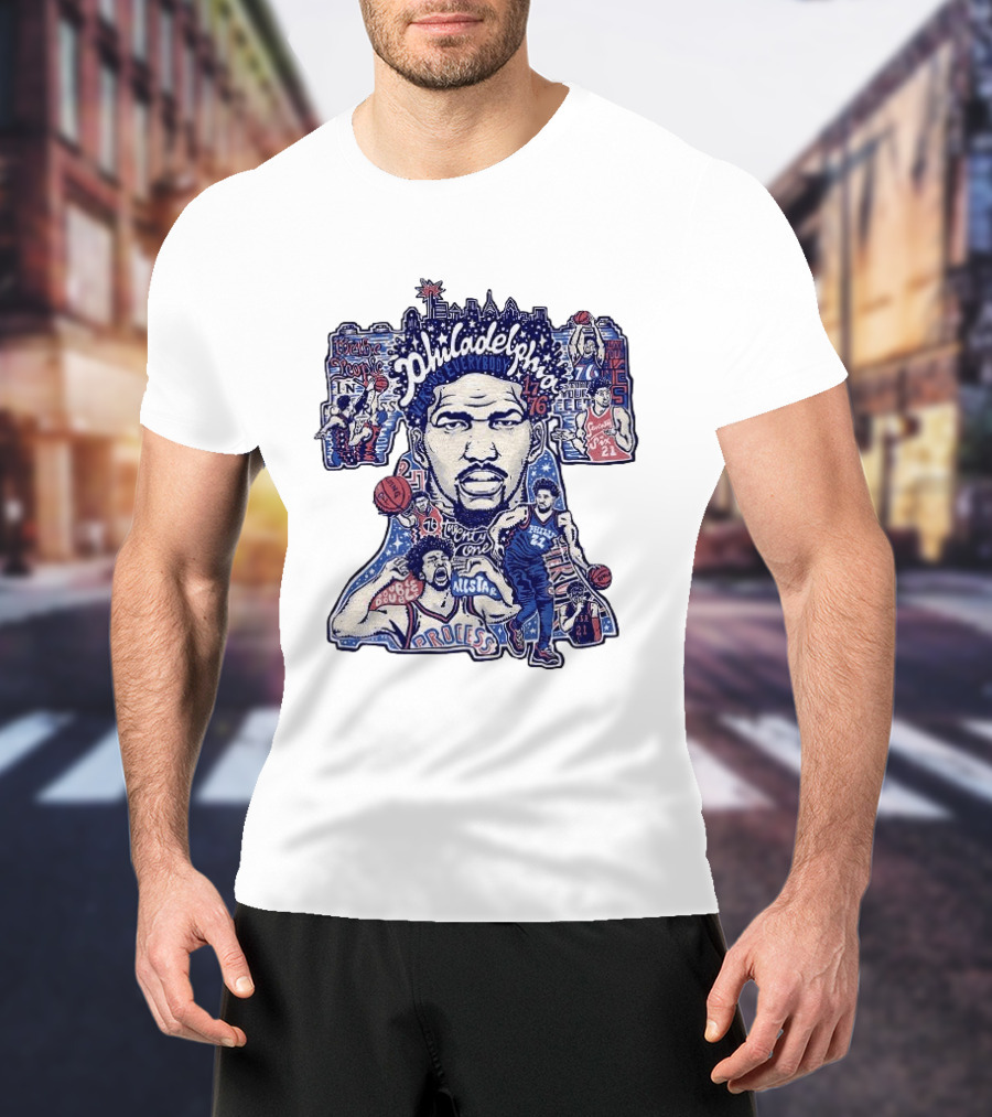 Joel Embiid Philadelphia Process Sixers All Star 21 Trust The Process T-Shirt