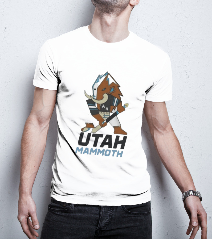 Lawson Crouse With Utah Mammoth Hockey Team T-Shirt