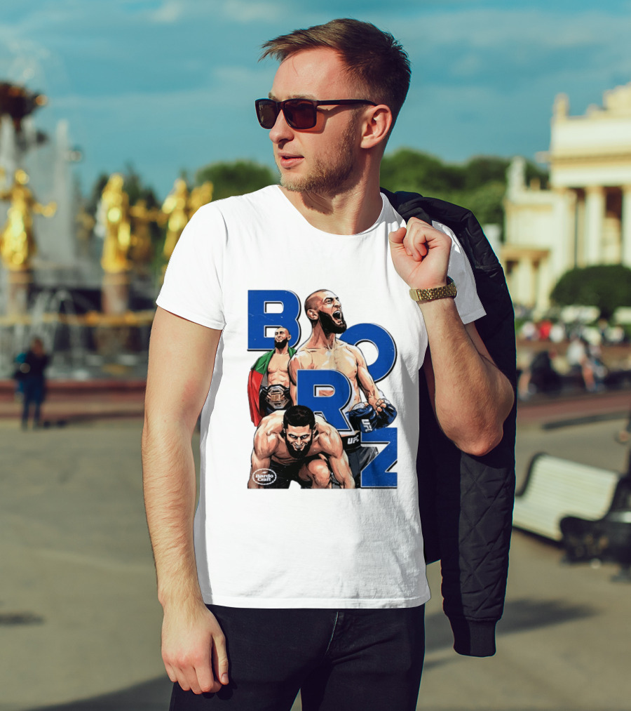 Borz Khamzat Chimaev UFC Fighter Illustrated T-Shirt