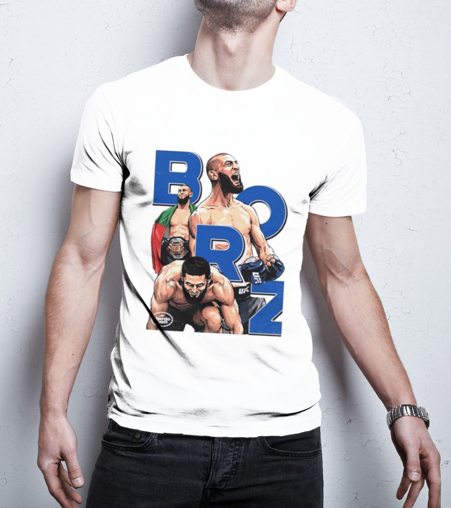 Borz Khamzat Chimaev UFC Fighter Illustrated T-Shirt