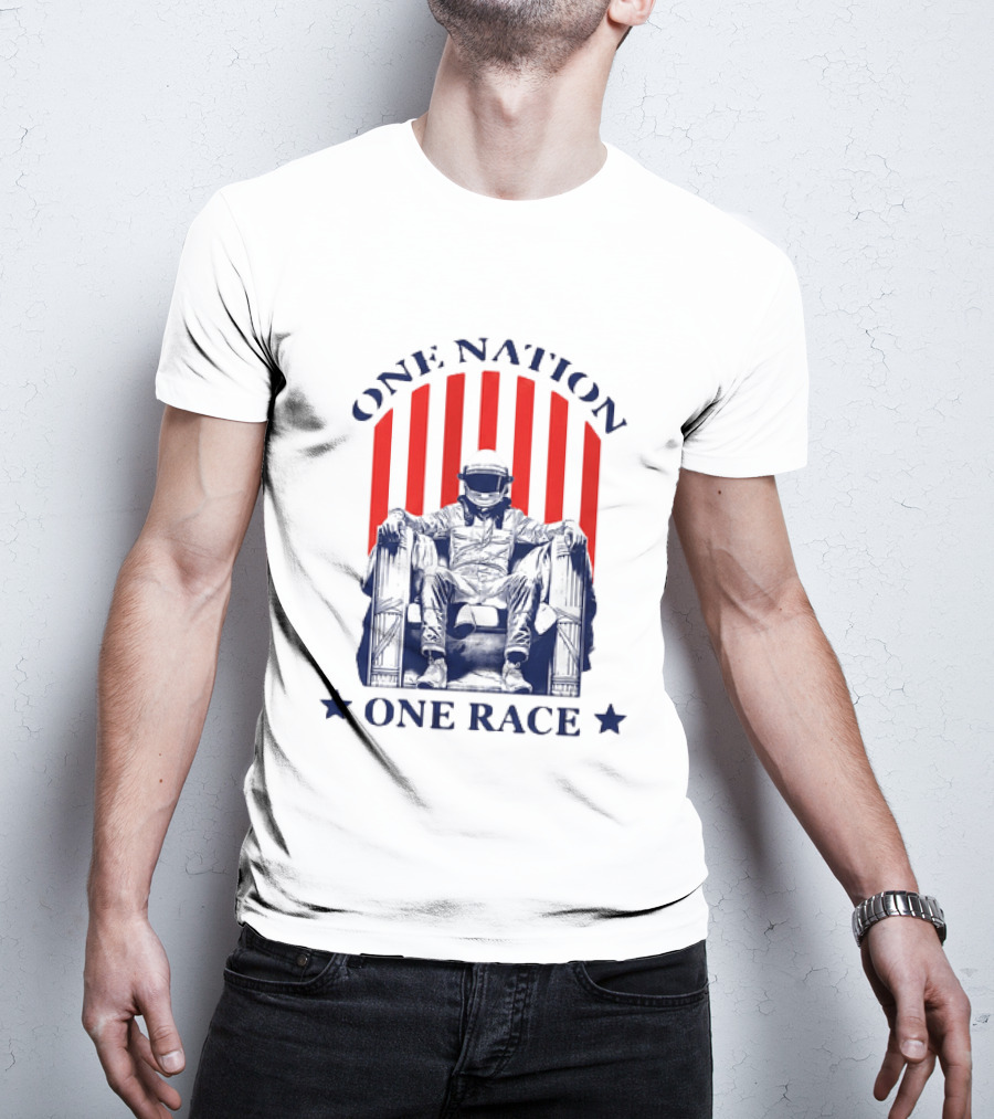 One Nation One Race Freedom 250 Grand Prix Racing Champion T-Shirt