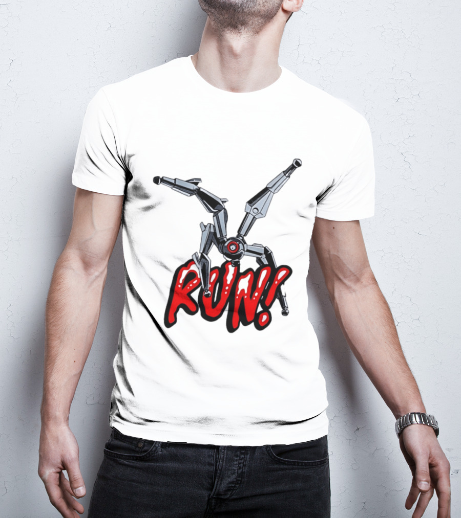 Robot Leaper ARC Raiders RUN Cyborg Invasion T-Shirt