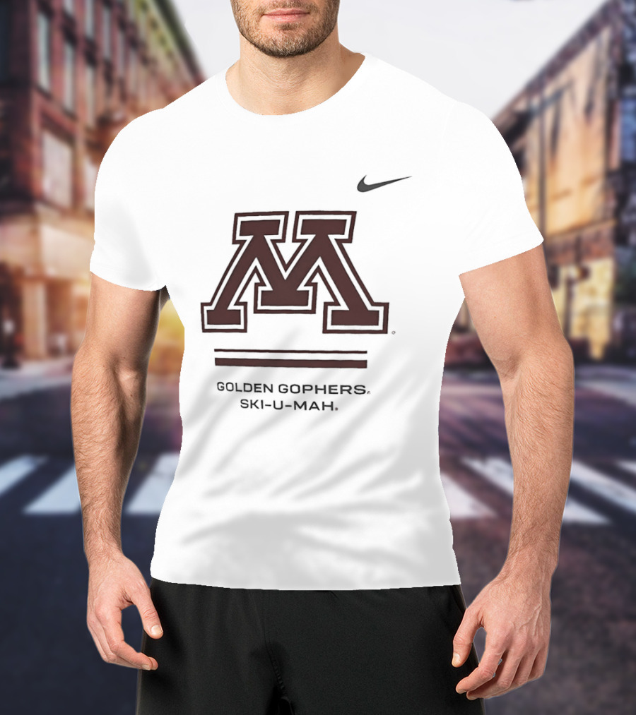 Minnesota Golden Gophers Ski U Mah Nike T-Shirt