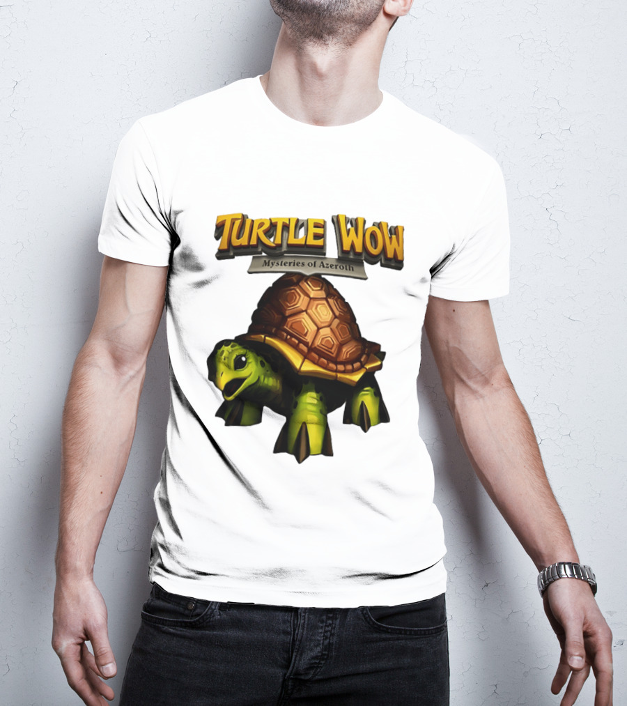 Turtle WoW Mysteries Of Azeroth Tortoise Adventure T-Shirt