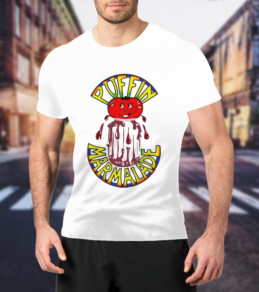 Puffin Marmelade Tomato Jam Zwei Asse Trumpfen Auf T-Shirt