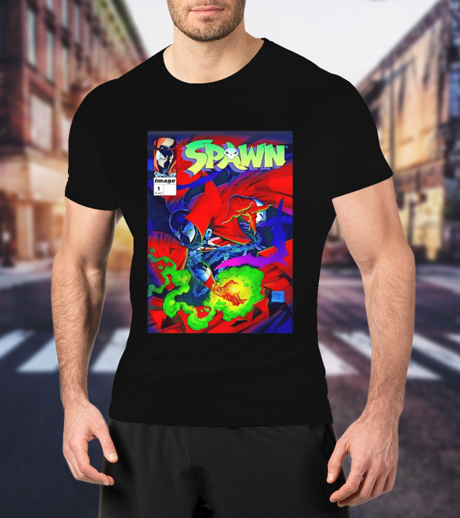 Spawn Image Comics May Issue 1 Albert Al Simmons 1992 T-Shirt