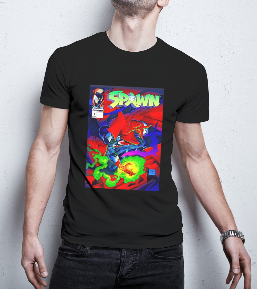 Spawn Image Comics May Issue 1 Albert Al Simmons 1992 T-Shirt