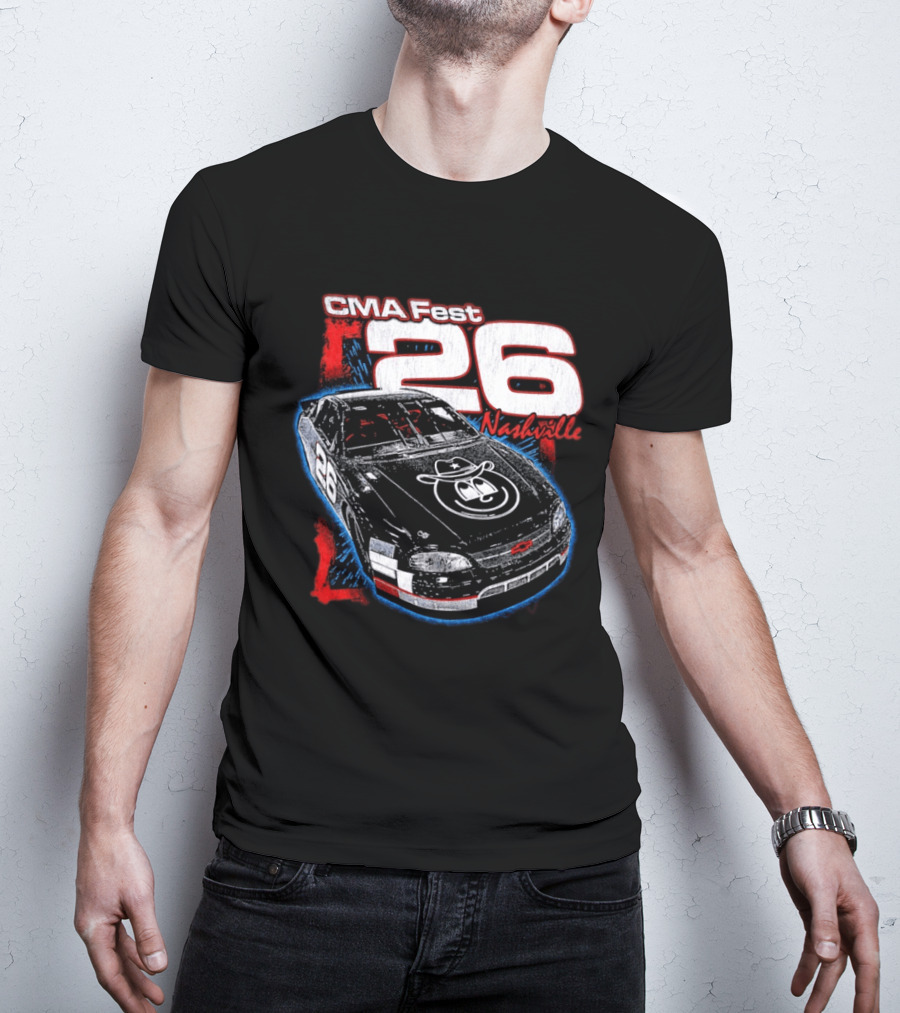 CMA Fest 26 Race Car Nashville 2026 T-Shirt
