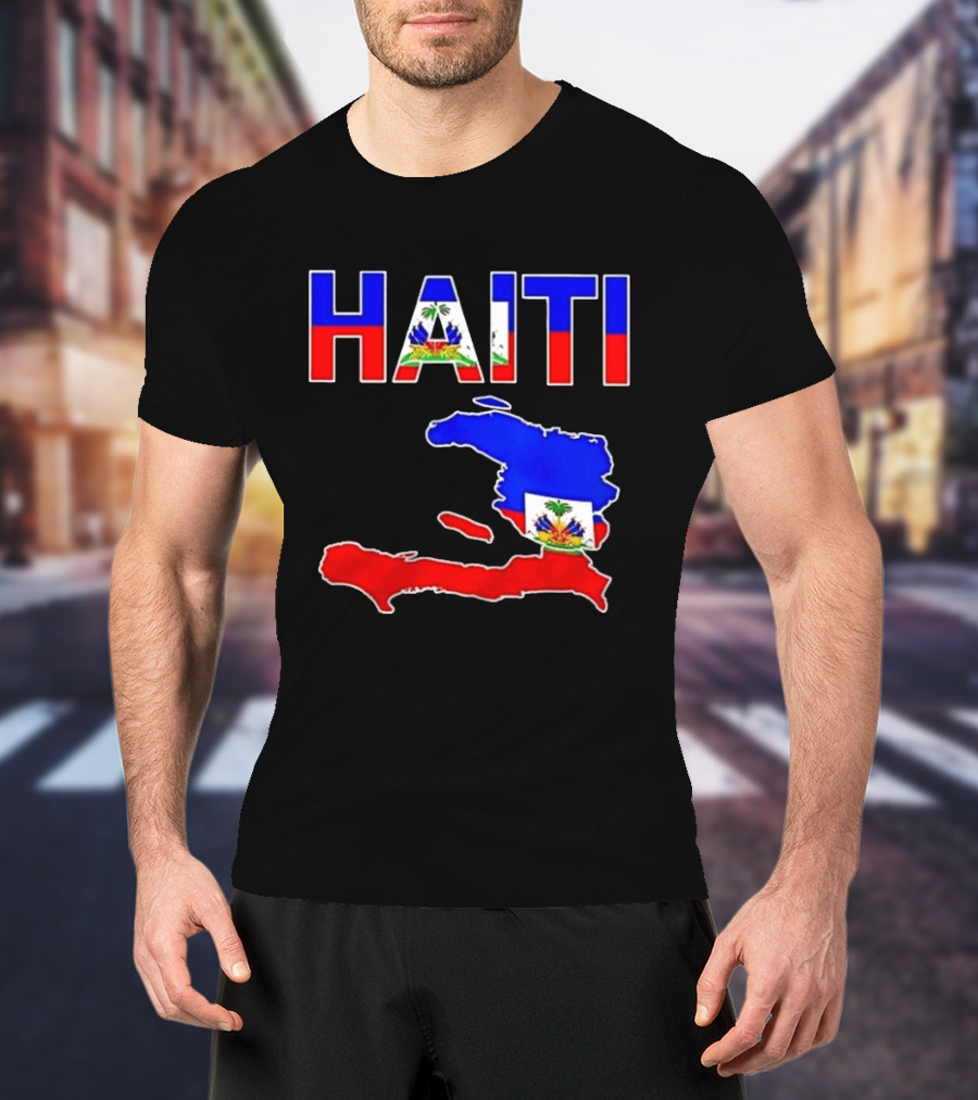 Haiti Flag Day 2026 Map Flag Haitian Pride Celebration T-Shirt