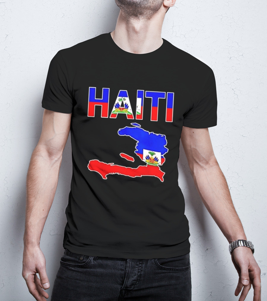 Haiti Flag Day 2026 Map Flag Haitian Pride Celebration T-Shirt