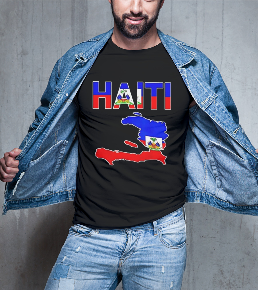 Haiti Flag Day 2026 Map Flag Haitian Pride Celebration T-Shirt