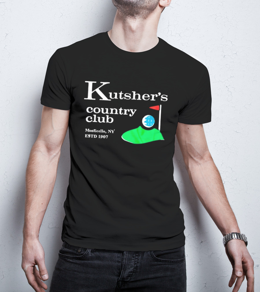 Kutsher's Country Club Monticello NY Established 1907 Retro Golf T-Shirt