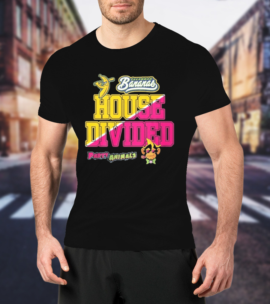 Savannah Bananas House Divided Party Animals T-Shirt