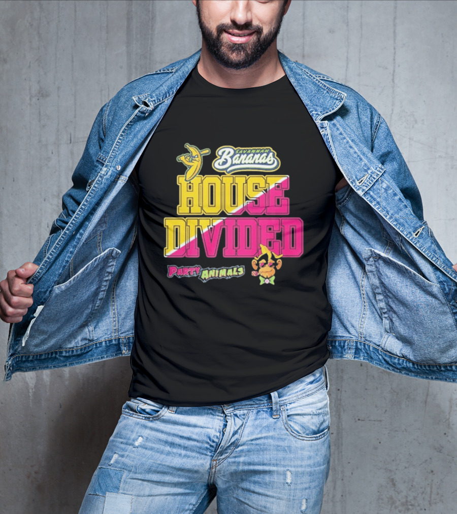 Savannah Bananas House Divided Party Animals T-Shirt