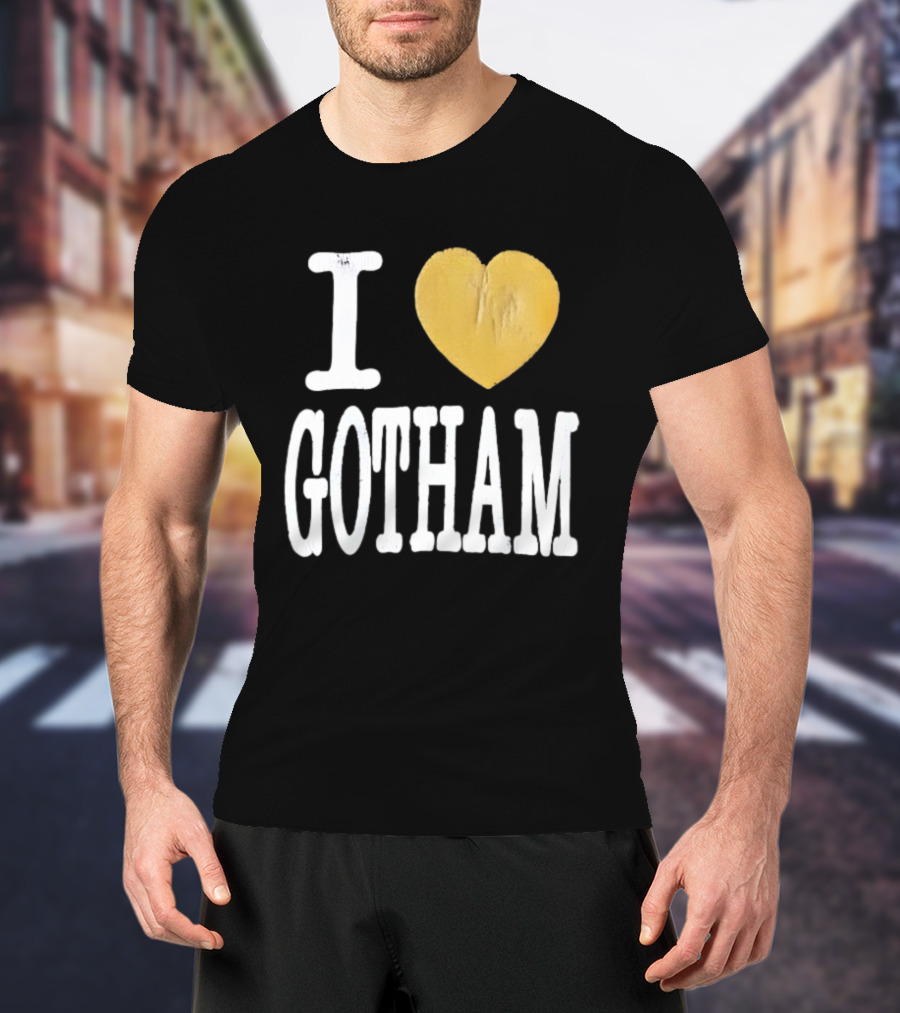 I Heart Gotham Golden Love T-Shirt