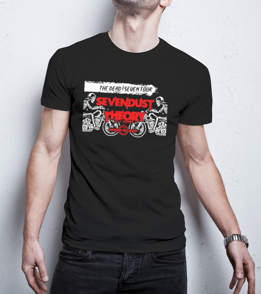 Sevendust Theory The Dead Seven Tour Return To Dust 2026 T-Shirt