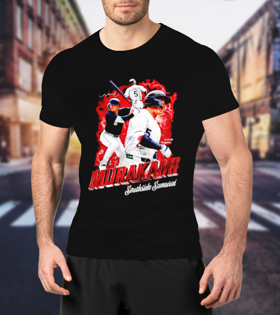 Munetaka Murakami Southside Samurai Baseball Players MLB Commendation T-Shirt