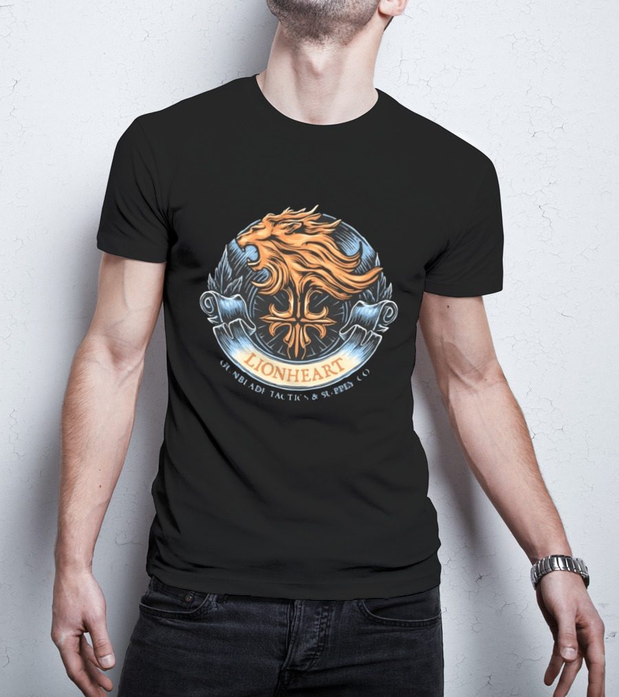Lionheart Gunblade Tactics And Supply Co Final Fantasy Squall Leonhart T-Shirt