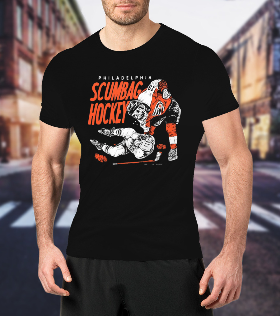Philadelphia Scumbag Hockey Philadelphia Flyers T-Shirt
