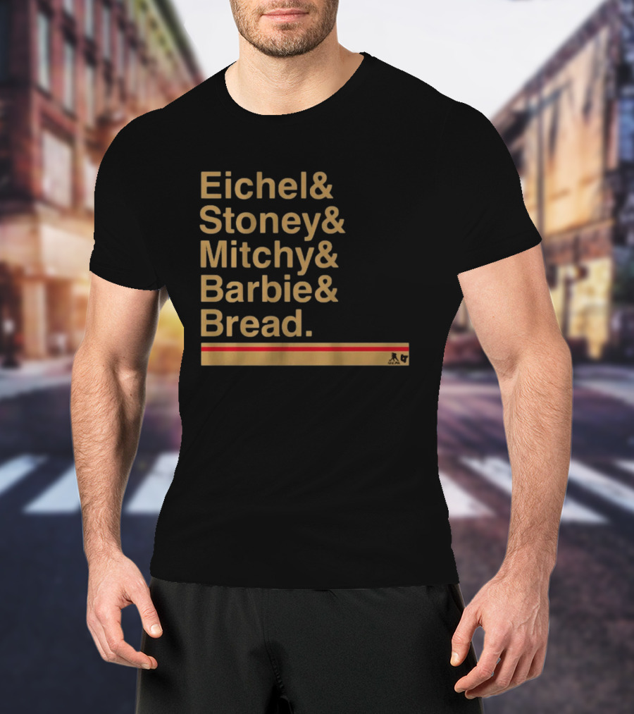 Vegas Hockey Eichel Stoney Mitchy Barbie Bread Ampersand List NHL T-Shirt