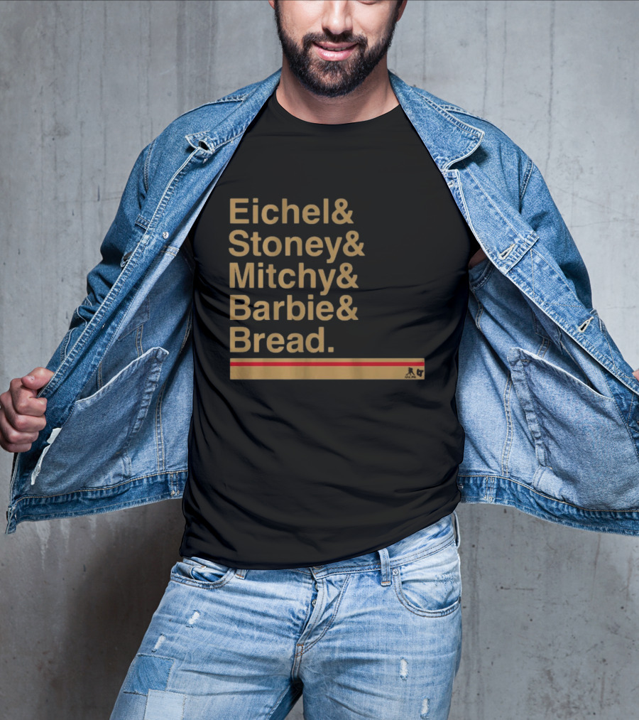 Vegas Hockey Eichel Stoney Mitchy Barbie Bread Ampersand List NHL T-Shirt