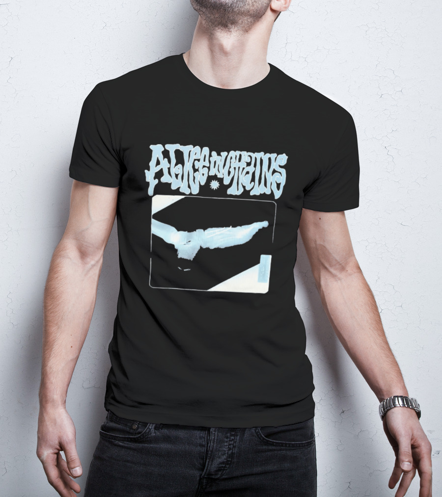 Alice In Chains X Ray Arm Elbow Skeleton Image T-Shirt