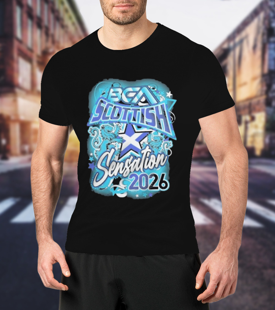 BCA Scottish Sensation 2026 Lions And Stars Competition T-Shirt