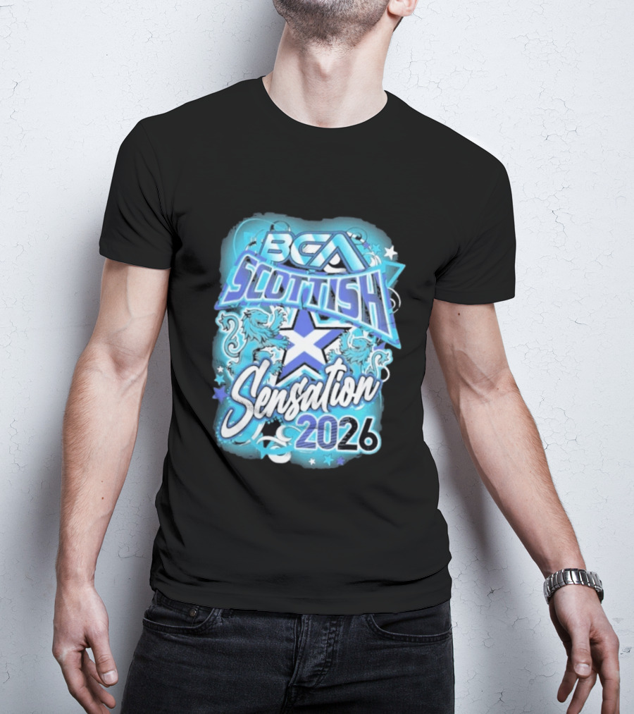 BCA Scottish Sensation 2026 Lions And Stars Competition T-Shirt