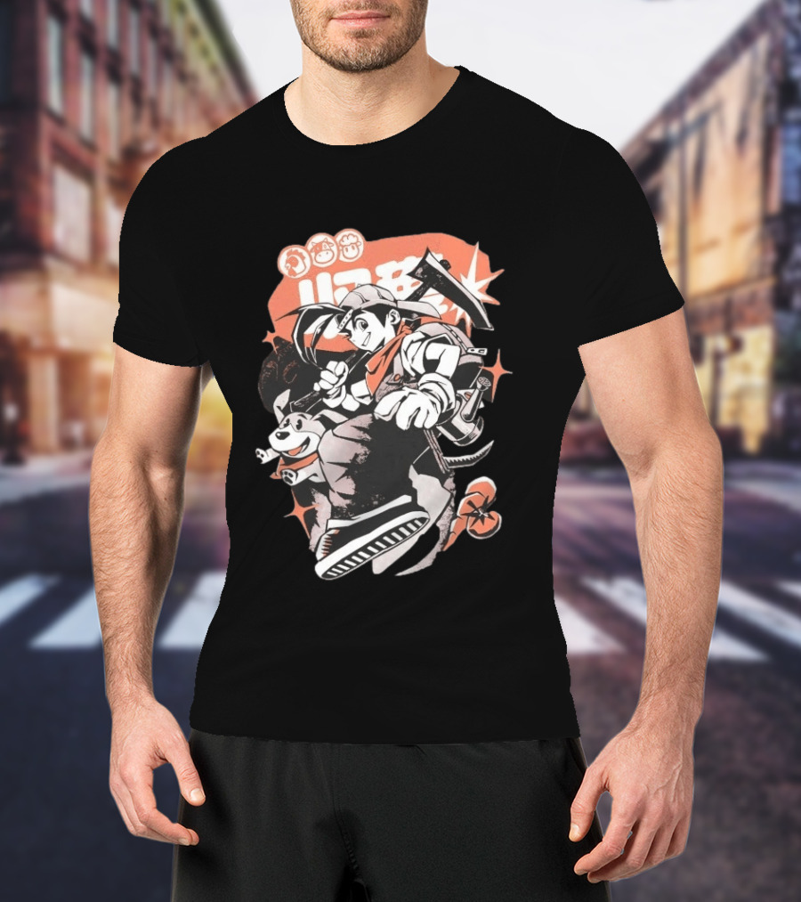Harvest Moon Boy Adventure With Dog And Tools T-Shirt