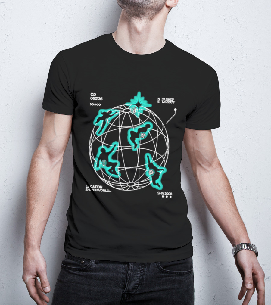 Location Shineeworld SHN2008 08 Cosmos Discover T-Shirt