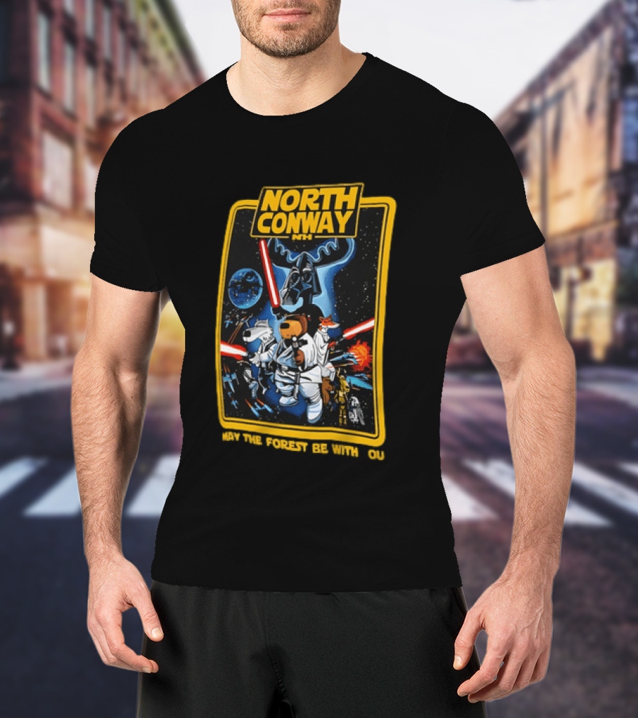 North Conway NH May The Forest Be With You Star Wars T-Shirt