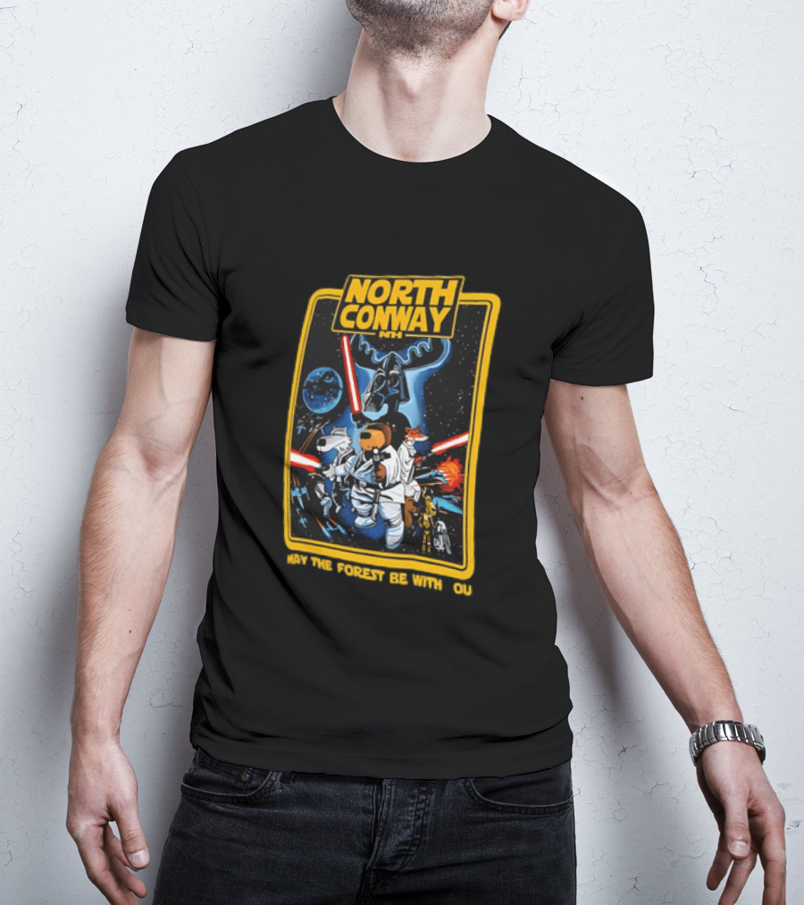 North Conway NH May The Forest Be With You Star Wars T-Shirt