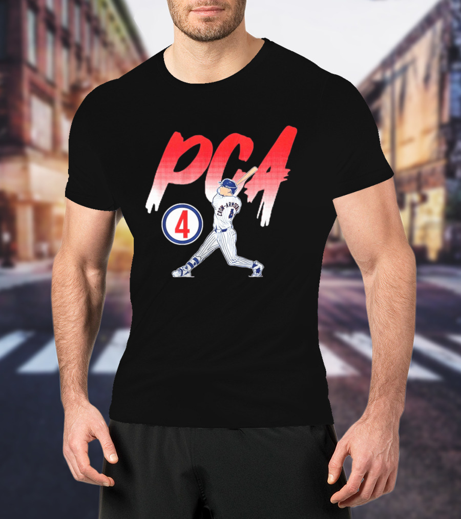 PCA Pete Crow Armstrong 04 Chicago Cubs Baseball Player Swing T-Shirt