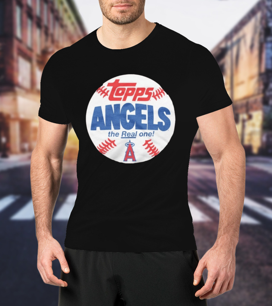 Topps Los Angeles Angels The Real One Baseball T-Shirt