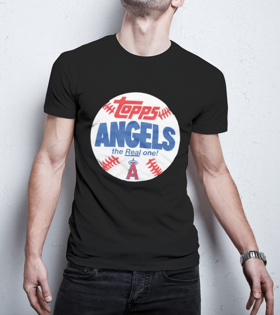Topps Los Angeles Angels The Real One Baseball T-Shirt